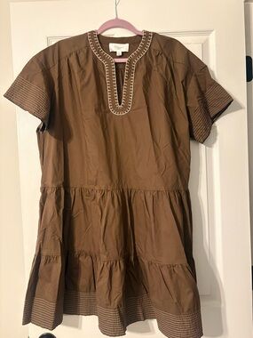 Pomander Place Brown Kinsley Dress